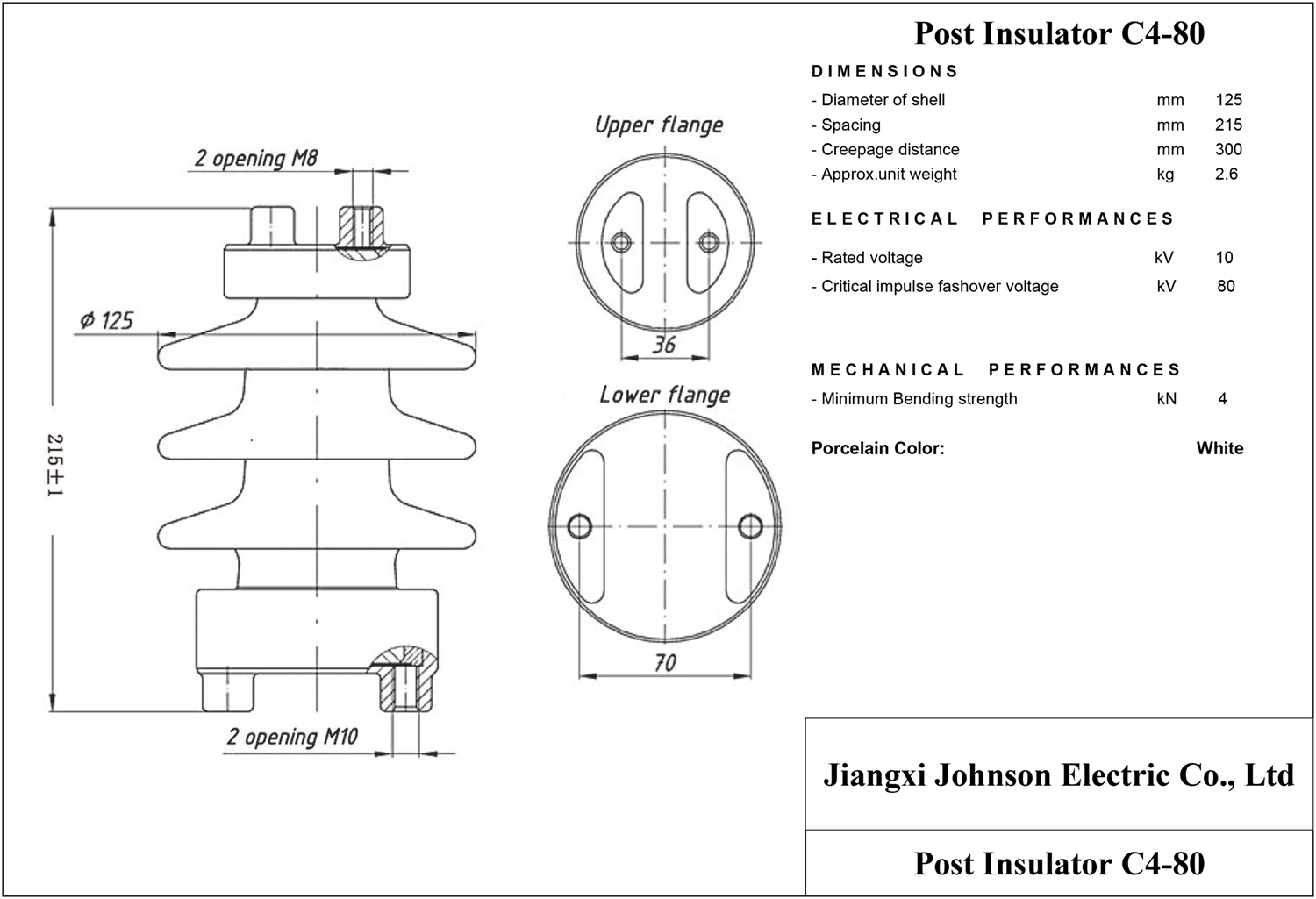 Post insulator C4-80