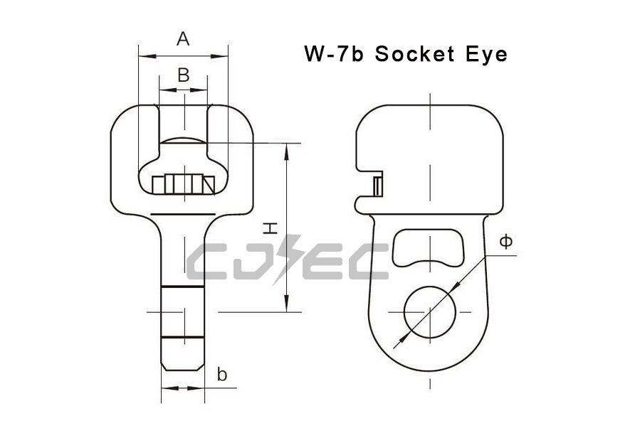 w-7b socket eye